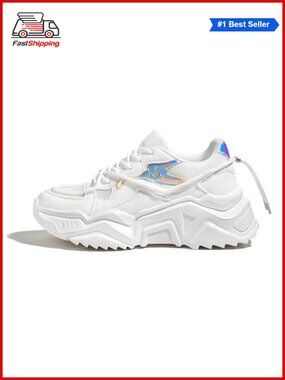 ✨ LUCKY STEP Women's Platform Fashion Chunky Dad Sneakers